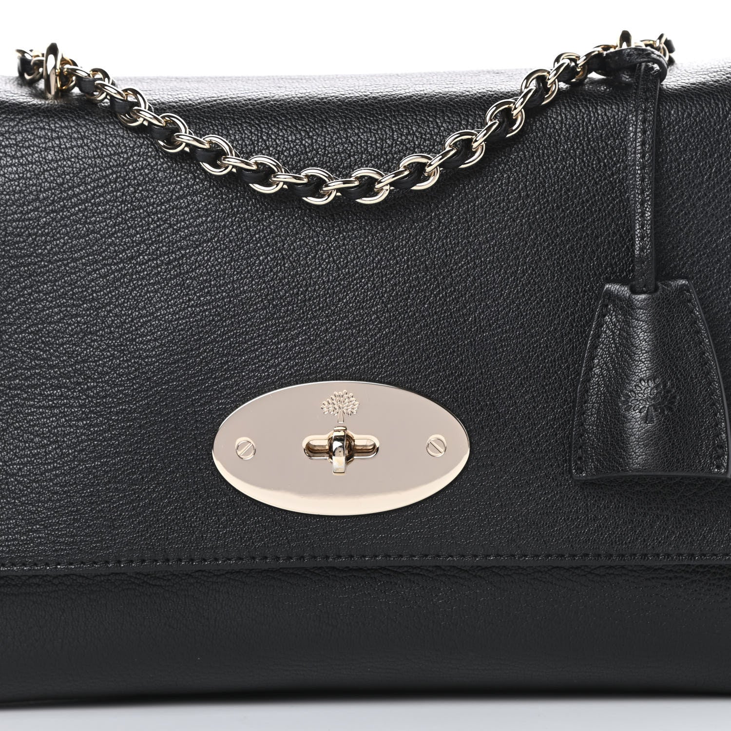Mulberry Glossy Goatskin Medium Lily Black 10 of 14