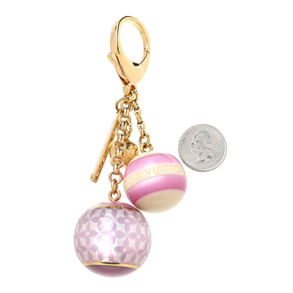 Louis Vuitton Mini Lin Croisette Bag Charm Violet 2 of 5