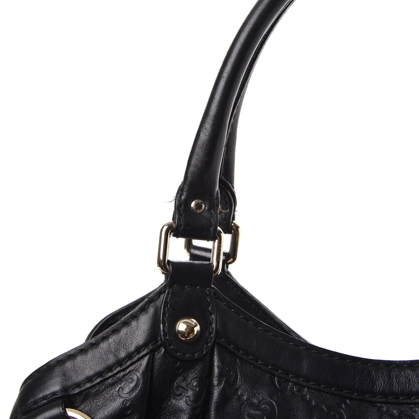 Guccissima Large Sukey Tote Black