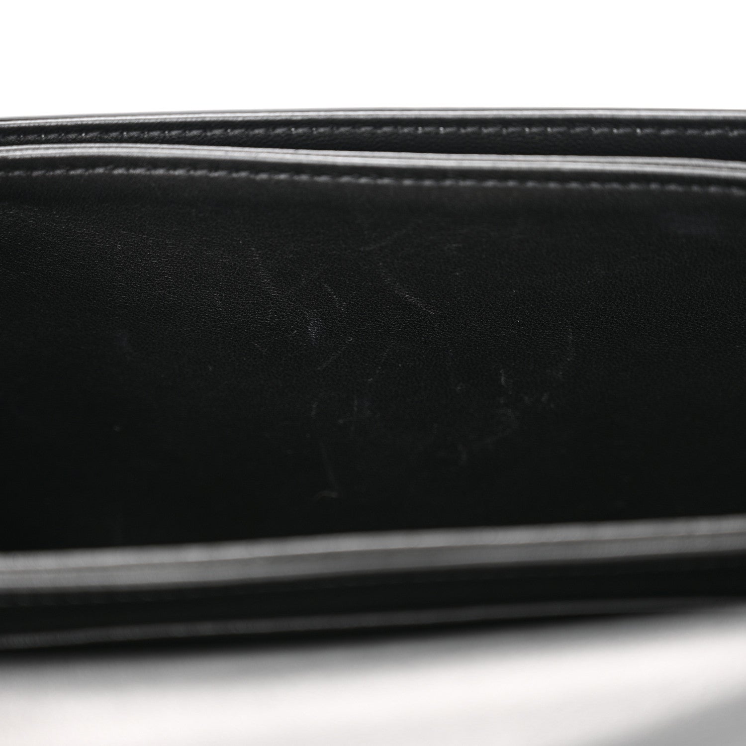 Celine Shiny Calfskin Teen Triomphe Black 12 of 15