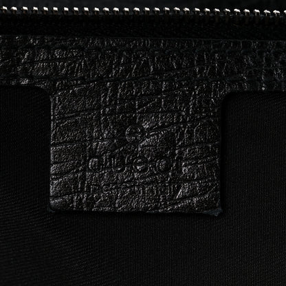 Gucci Monogram Large Horsebit Chain Hobo Black 6 of 16