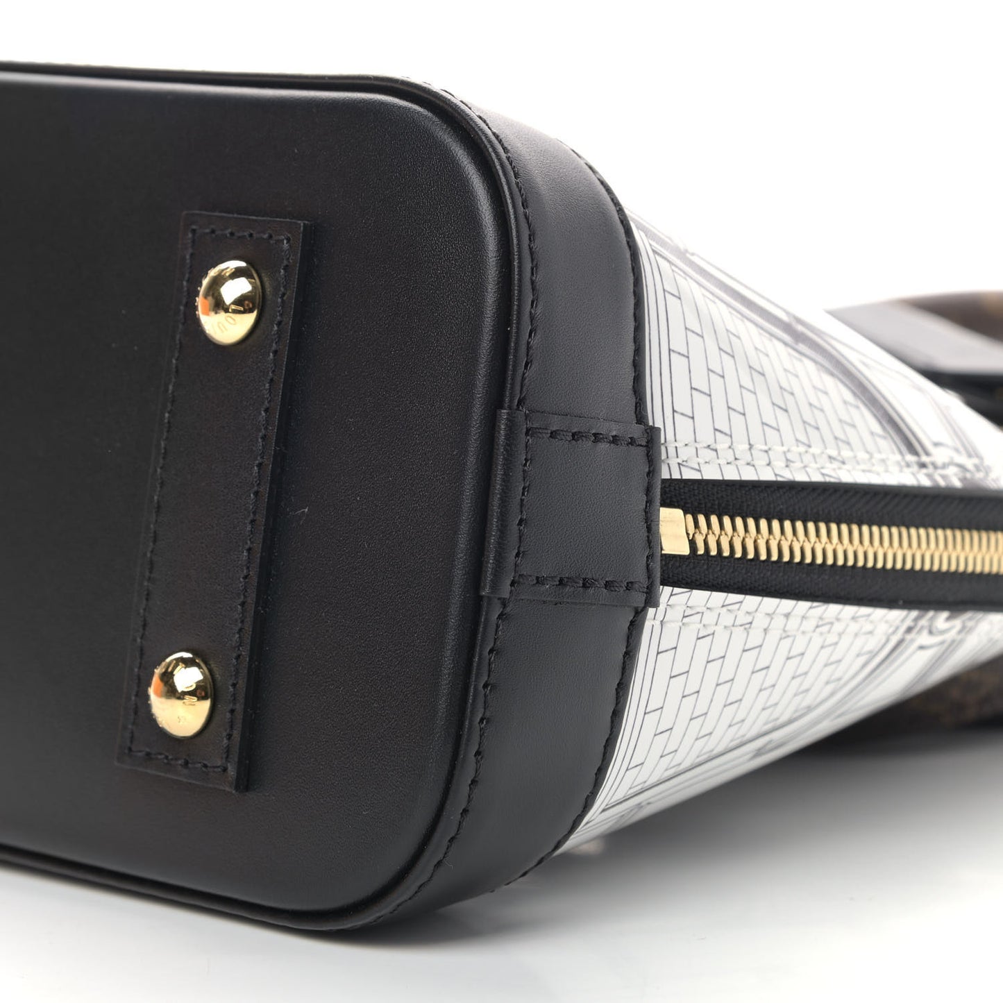 X FORNASETTI Calfskin Architettura Alma BB Black White
