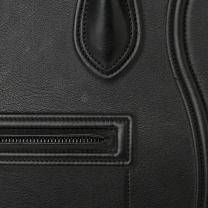 Celine Grained Calfskin Medium Phantom Luggage Black 11 of 14