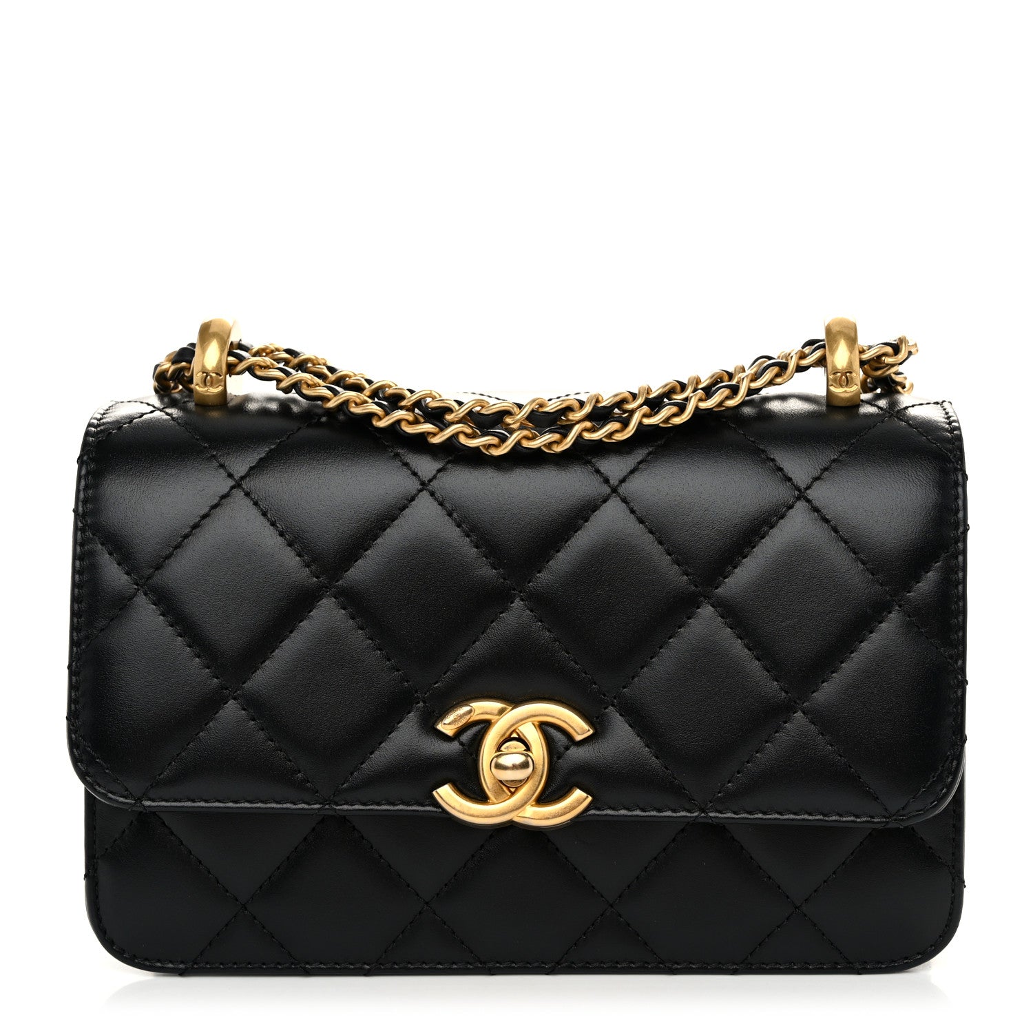 Chanel Calfskin Quilted Mini Perfect Fit Flap Black 1 of 11