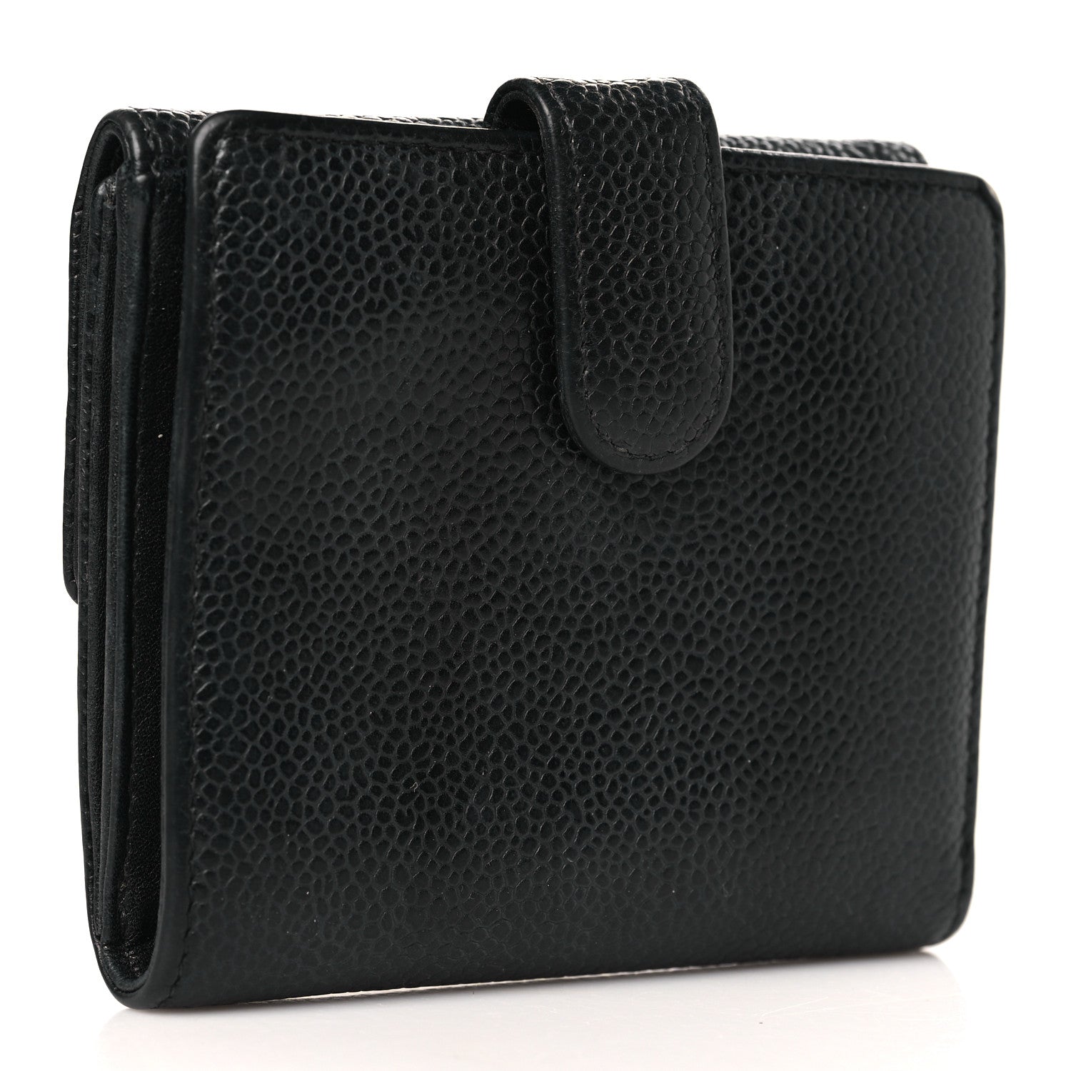 Chanel Caviar Timeless CC Compact Flap Wallet Black 3 of 7