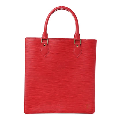 Louis Vuitton Epi Sac Plat PM Castillan Red 1 of 9