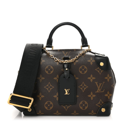 Louis Vuitton Monogram Petite Malle Souple Black 1 of 9