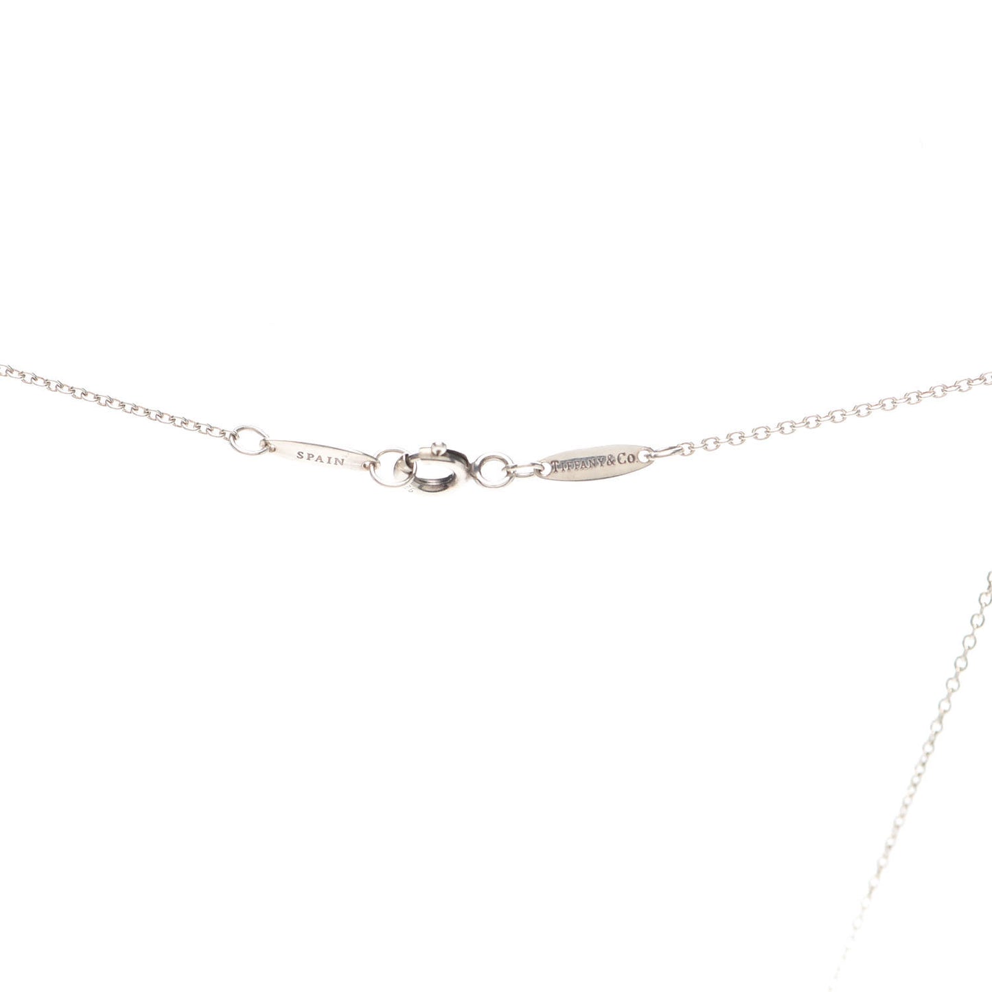 Sterling Silver 12mm Elsa Peretti Cross Pendant Necklace