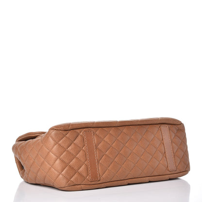 Chanel Caviar Quilted Coco Casual Flap Light Brown 4 of 7