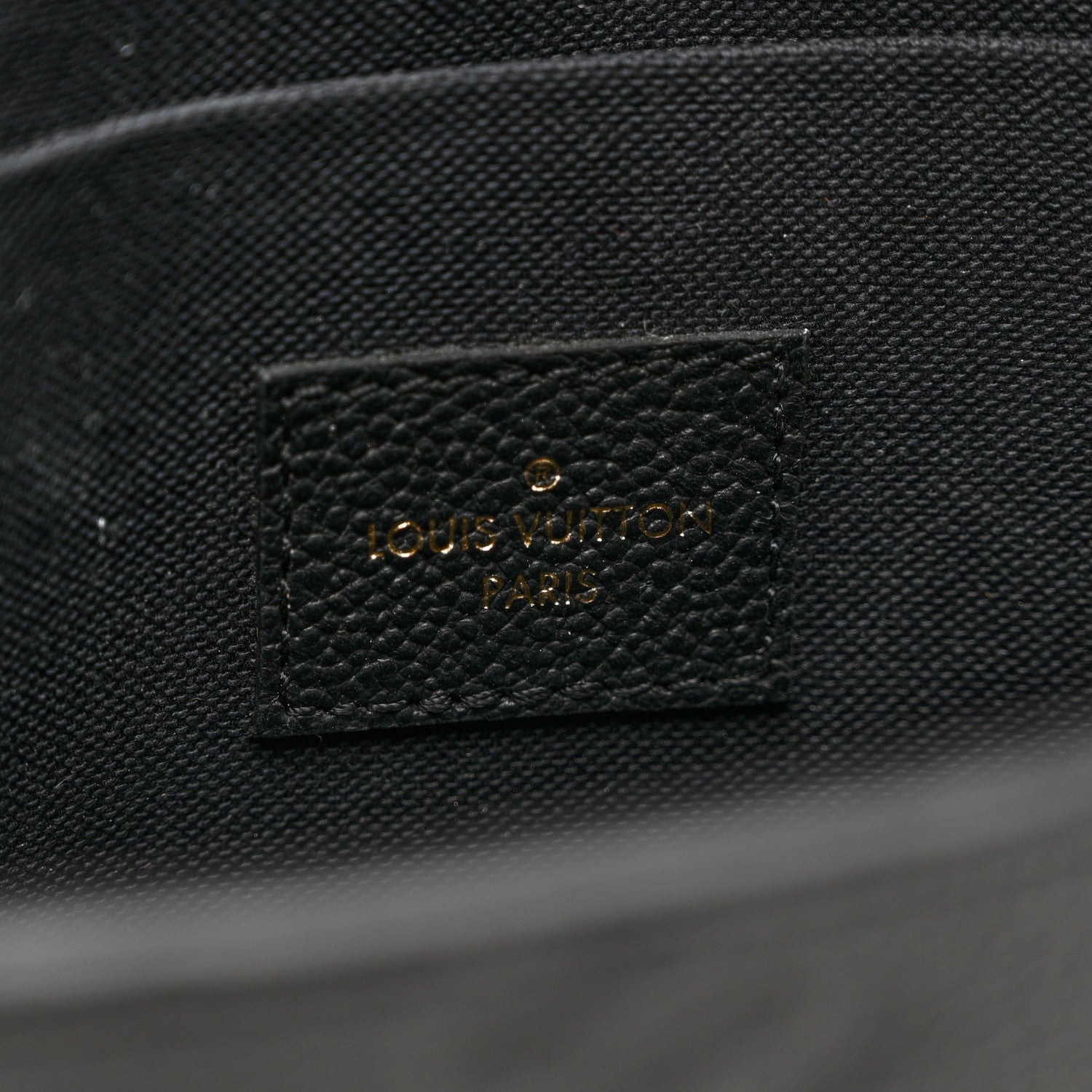 Louis Vuitton Empreinte Pochette Felicie Chain Wallet Black 7 of 8