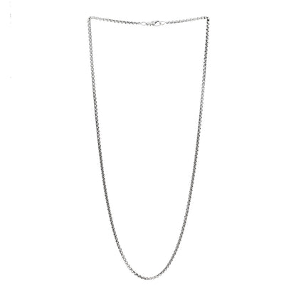 David Yurman Sterling Silver 2.7mm Small Box Chain Necklace 22" 3 of 5