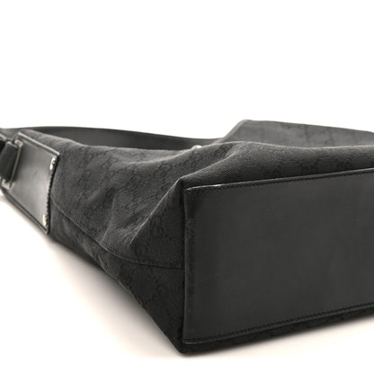 Gucci Monogram Large Jackie O Hobo Black 9 of 10