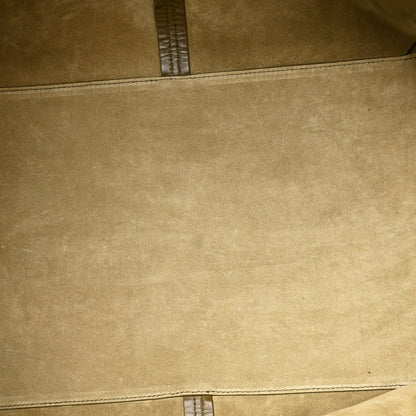 Bottega Veneta Suede Nappa Intrecciato Large Flip Flap Tote Mud 5 of 11