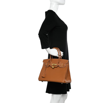 Hermes Epsom Birkin 30 Gold 2 of 11