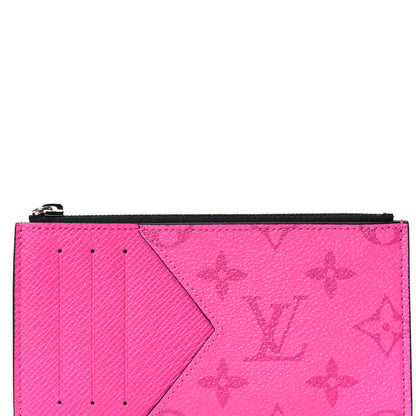 Louis Vuitton Taigarama Coin Card Holder Fuchsia 7 of 9