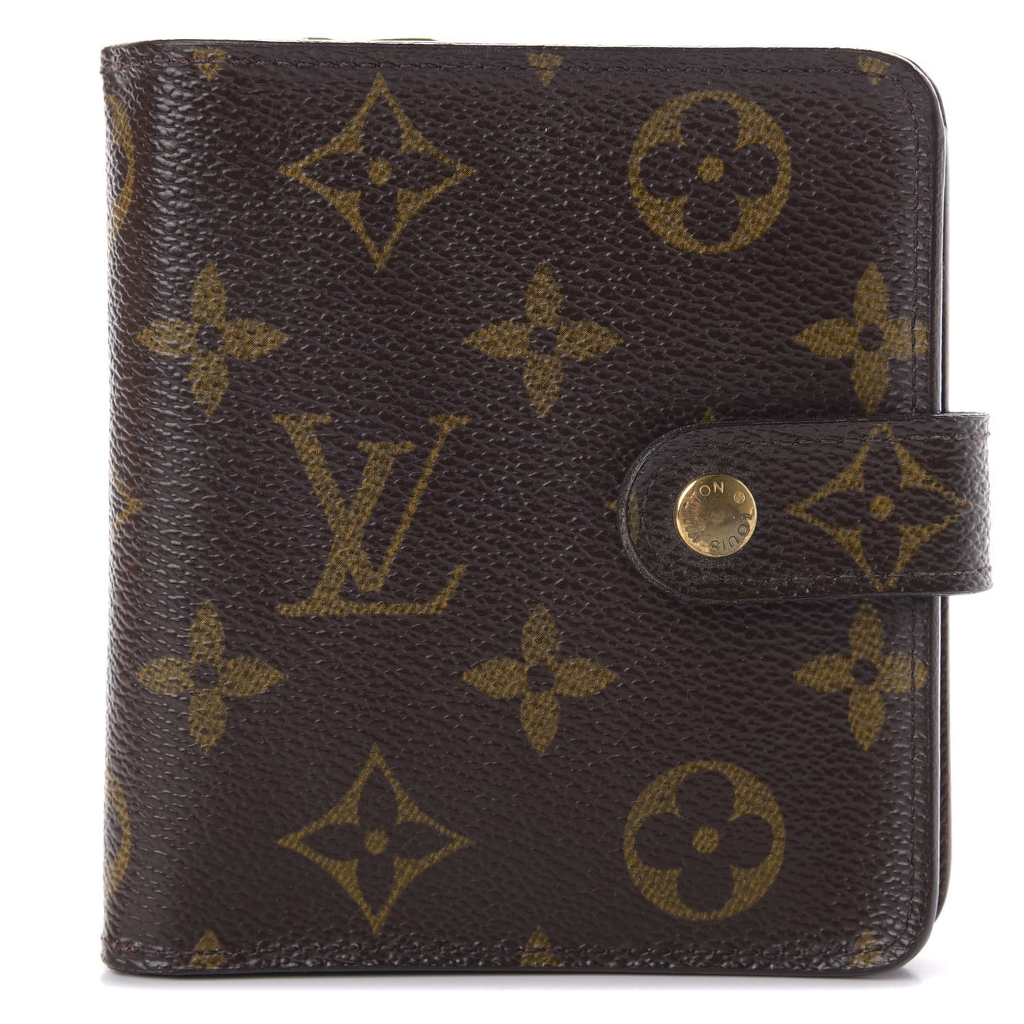 Monogram Compact Zippe Zipped Wallet