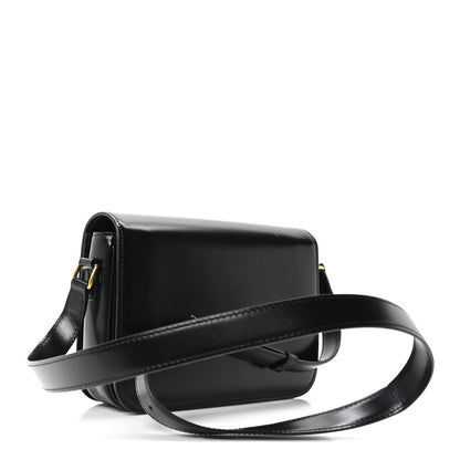 Celine Shiny Calfskin Medium Triomphe Black 3 of 10