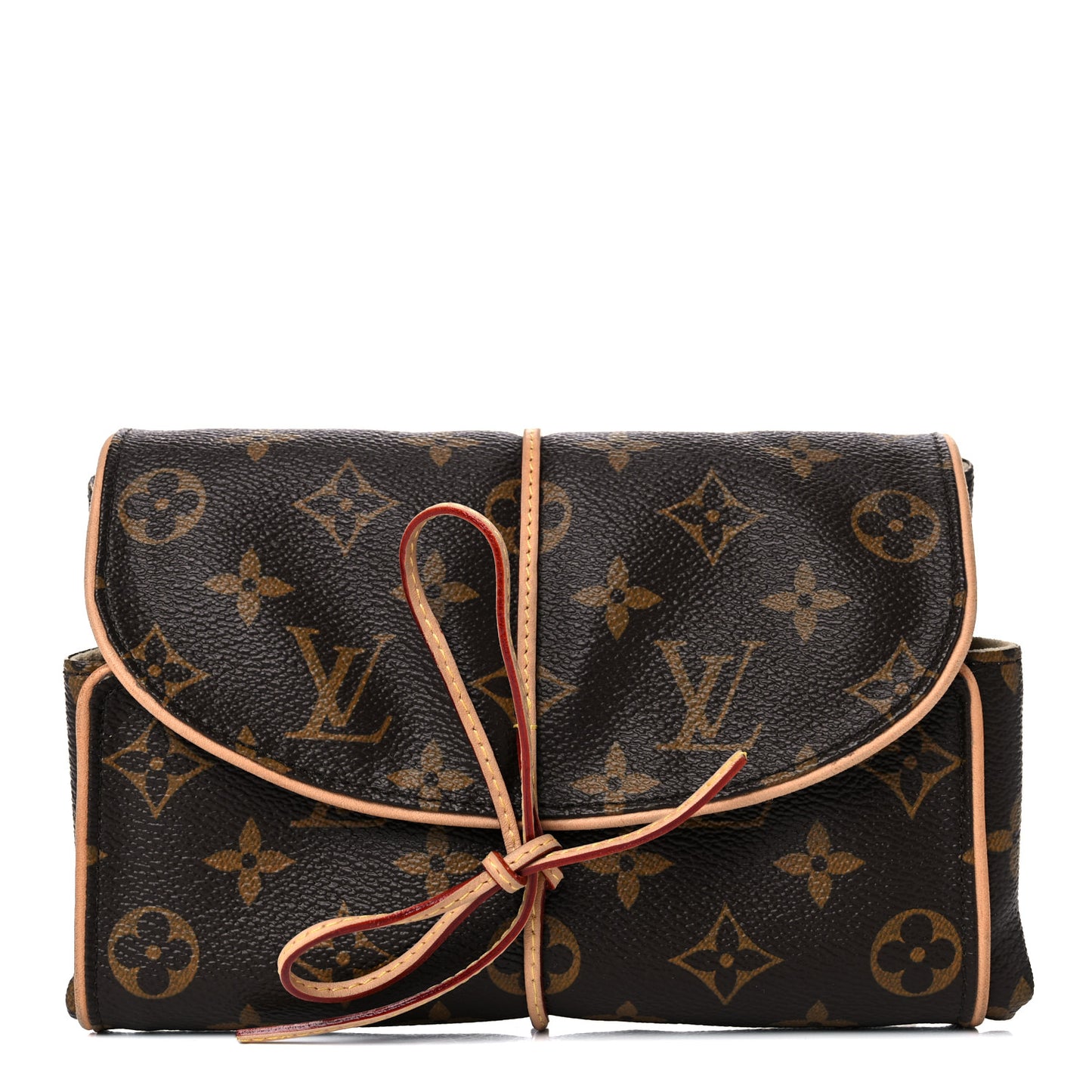 Monogram Jewelry Roll Pouch