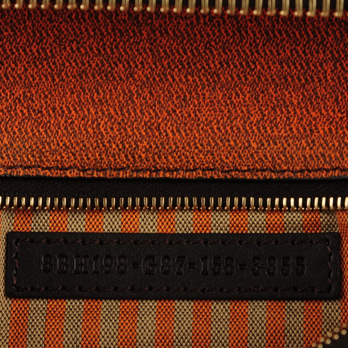 Zucca Spalmati Small Roll Tote Tobacco Orange