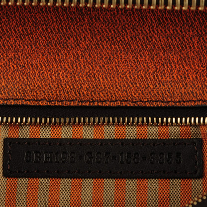 Fendi Zucca Spalmati Small Roll Tote Tobacco Orange 9 of 9
