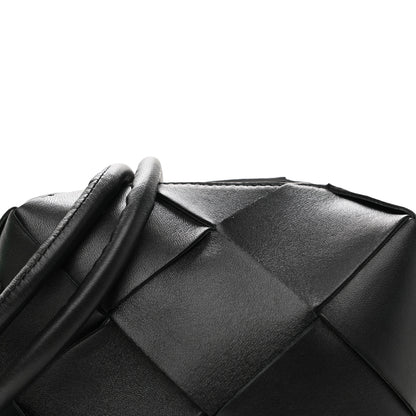Bottega Veneta Lambskin Maxi Intrecciato Mini Cassette Camera Bag Black 8 of 8