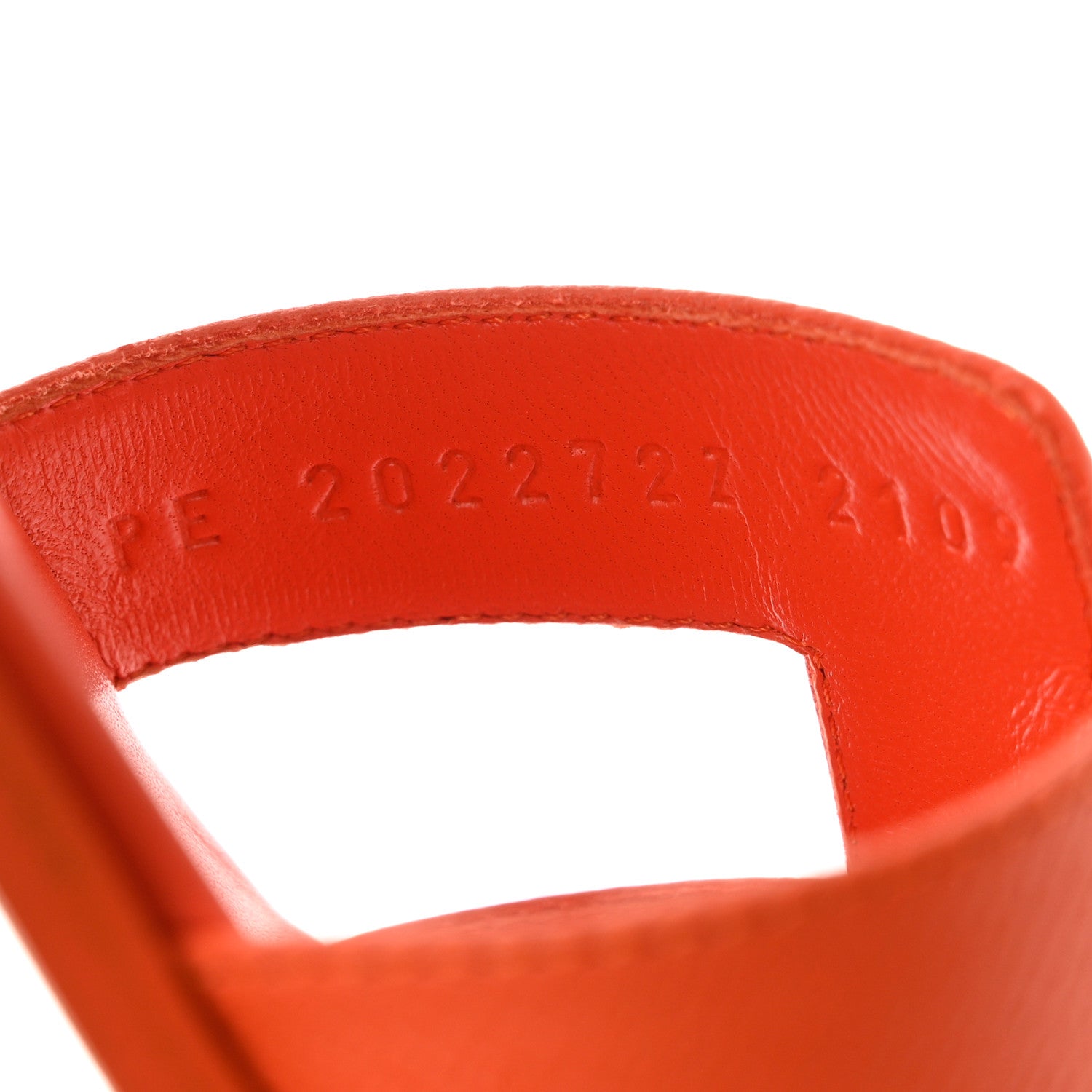 Hermes Epsom Oran Sandals 36 Orange Poppy 6 of 9