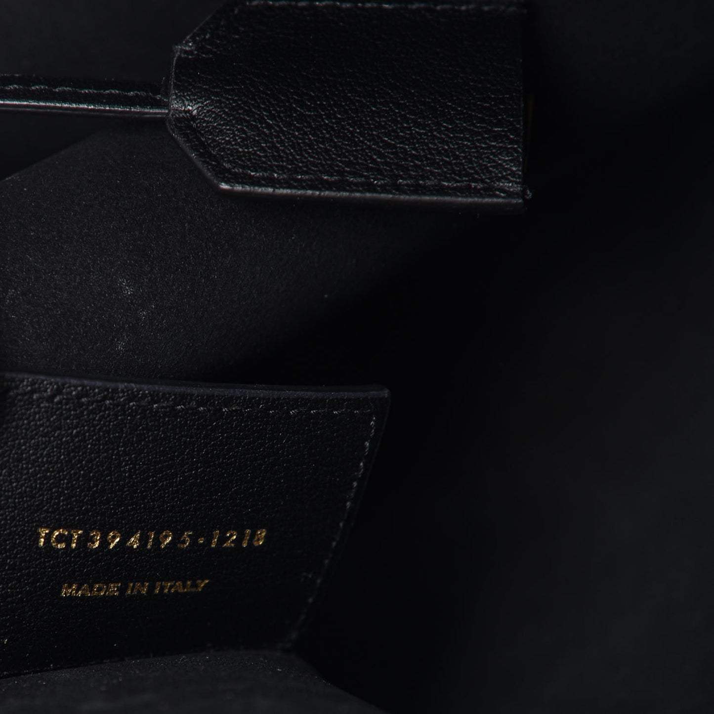 Calfskin Large Shopping Tote Black
