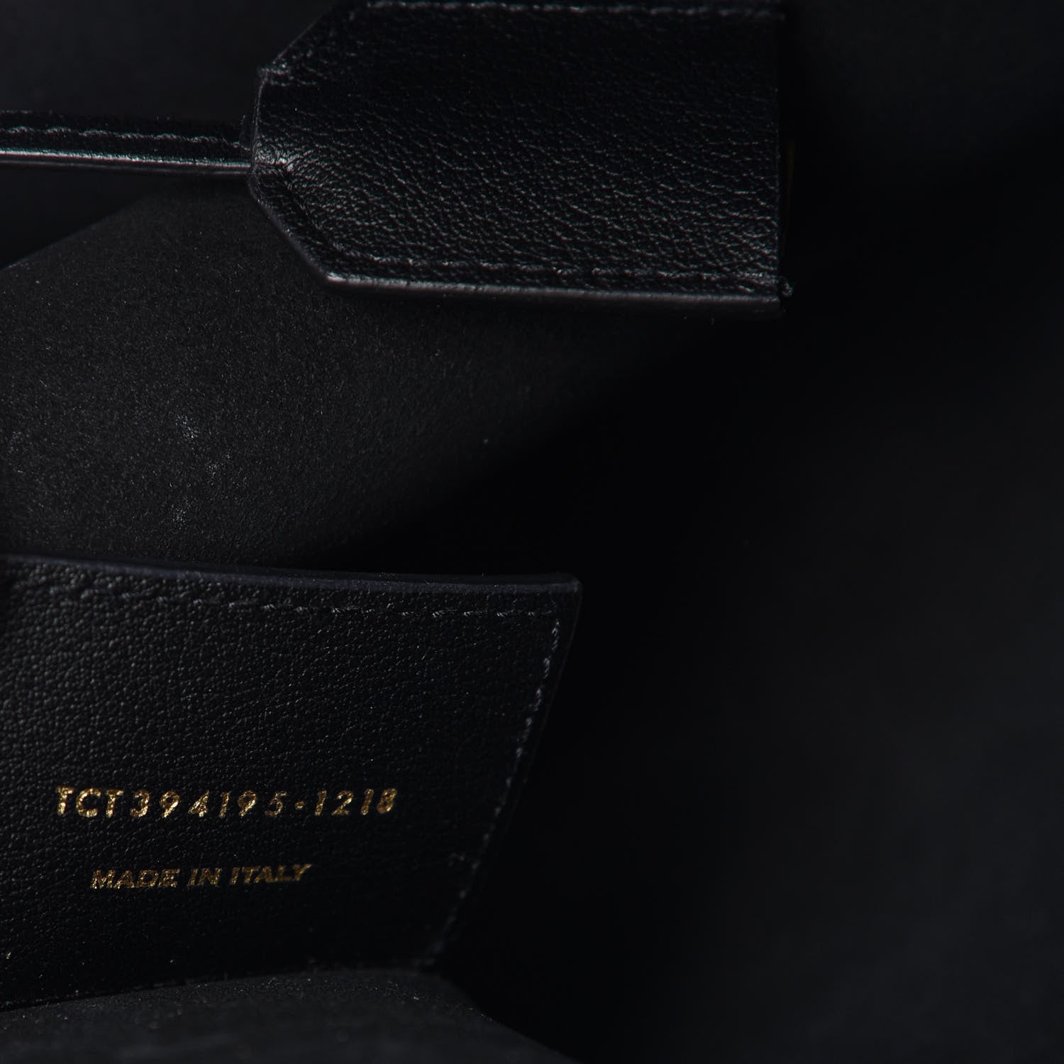 Saint Laurent Calfskin Large Shopping Tote Black 9 of 10