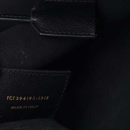 Saint Laurent Calfskin Large Shopping Tote Black 9 of 10