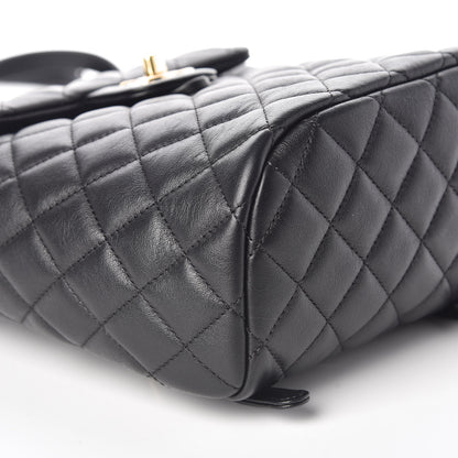 Chanel Calfskin Quilted Mini Urban Spirit Backpack Black 5 of 10
