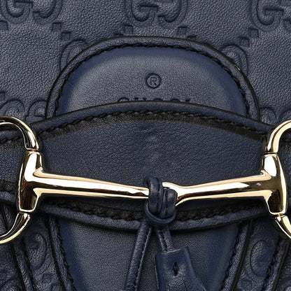 Gucci Guccissima Medium Emily Hobo Blue 11 of 11