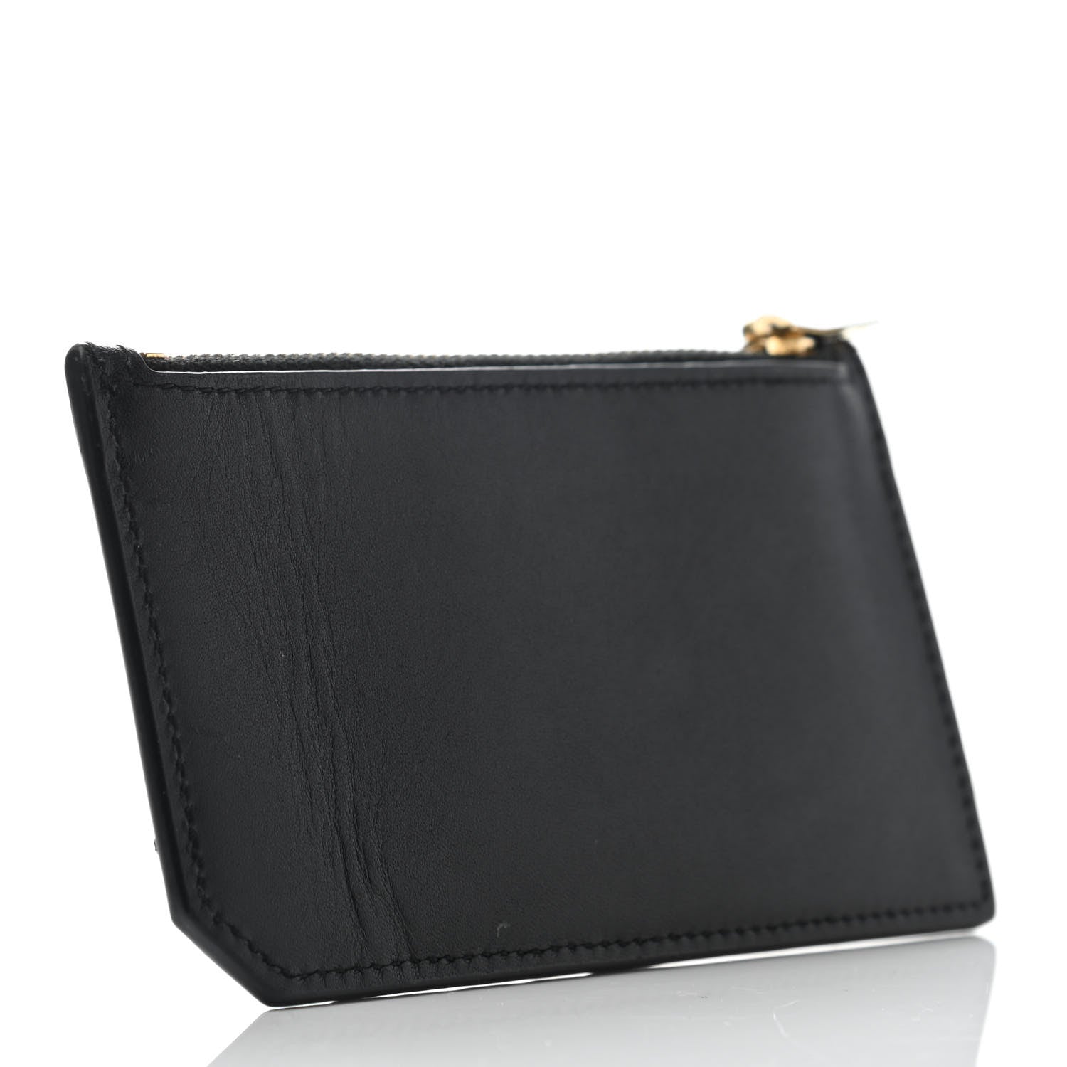 Saint Laurent Calfskin 5 Fragments Zip Pouch Card Holder Black 2 of 4