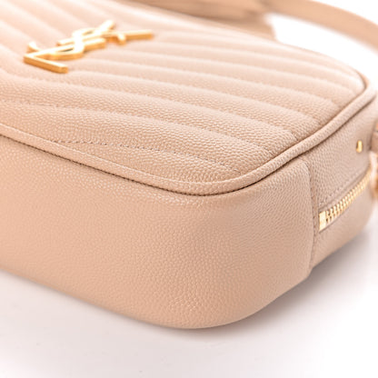 Saint Laurent Grain De Poudre Matelasse Monogram Mini Lou Camera Bag New Powder 10 of 11