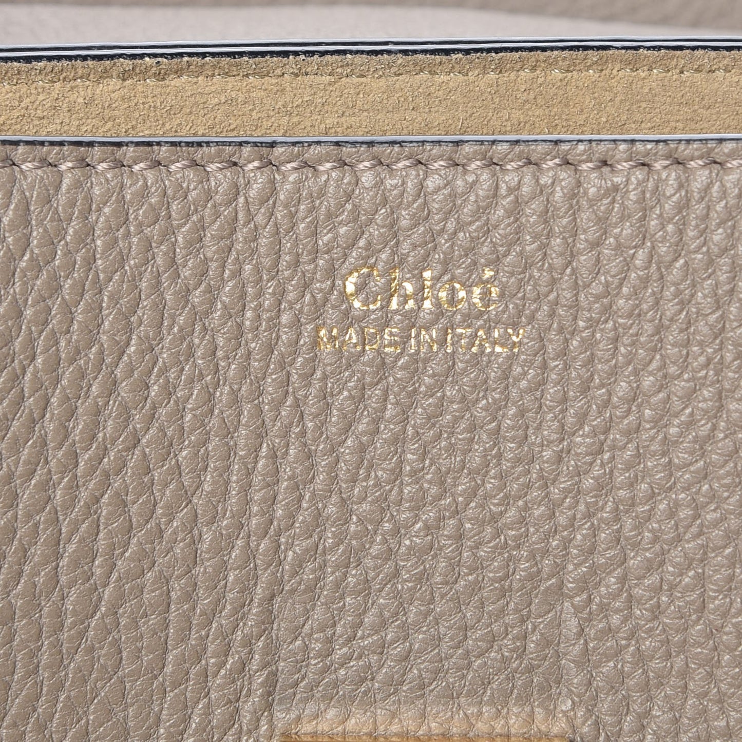 Grained Lambskin Mini Drew Shoulder Bag Motty Grey