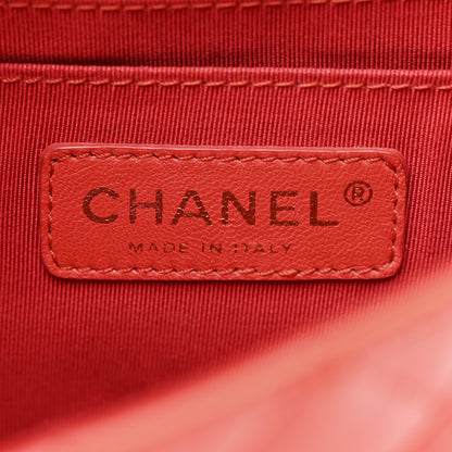 Chanel Patent Calfskin Quilted Valentine Charms Medium Single Flap Red 6 of 10