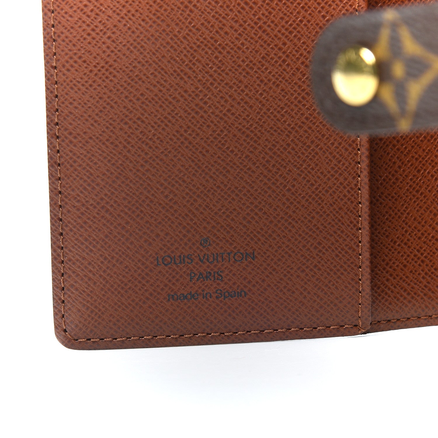 Louis Vuitton Monogram Small Ring Agenda Cover 7 of 8