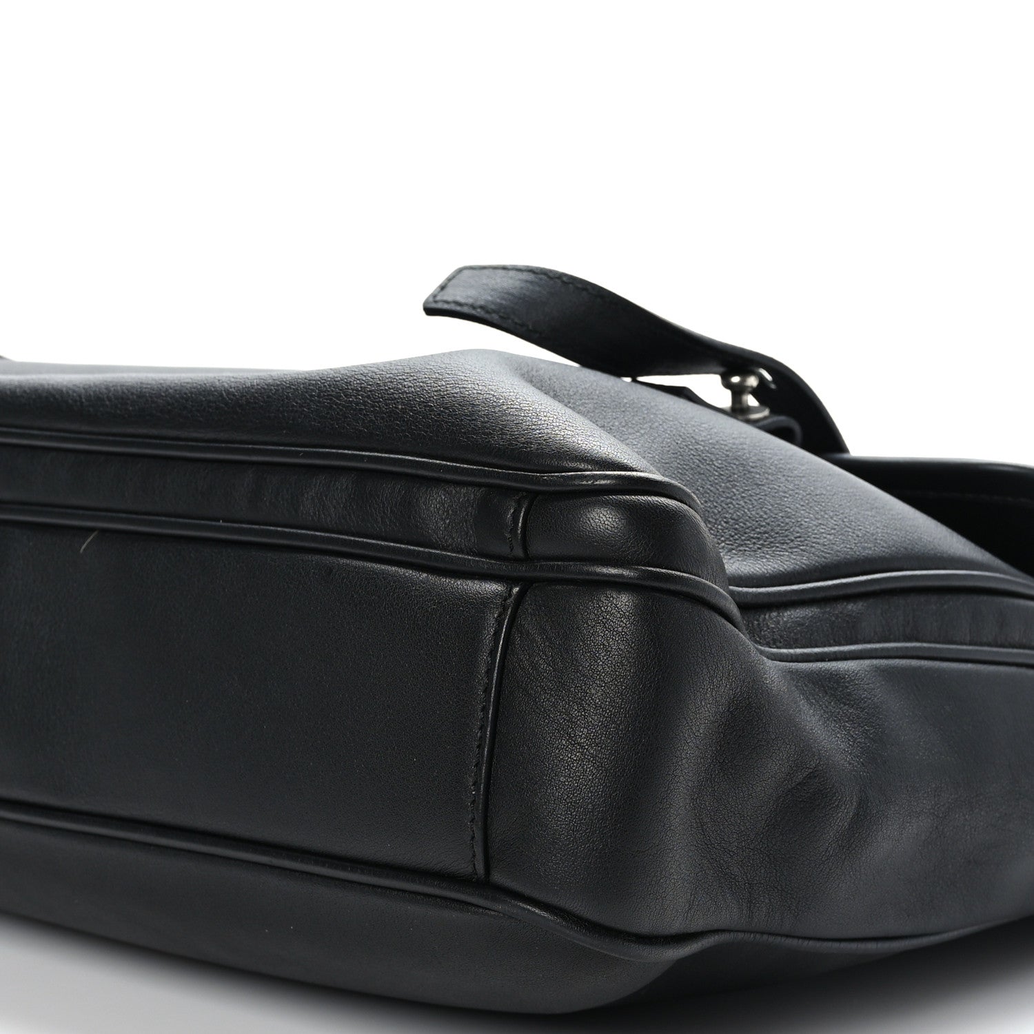 Salvatore Ferragamo Calfskin Briefcase Black 9 of 9