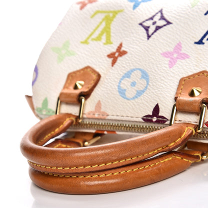 Louis Vuitton Monogram Multicolor Mini Sac HL Speedy White 13 of 13