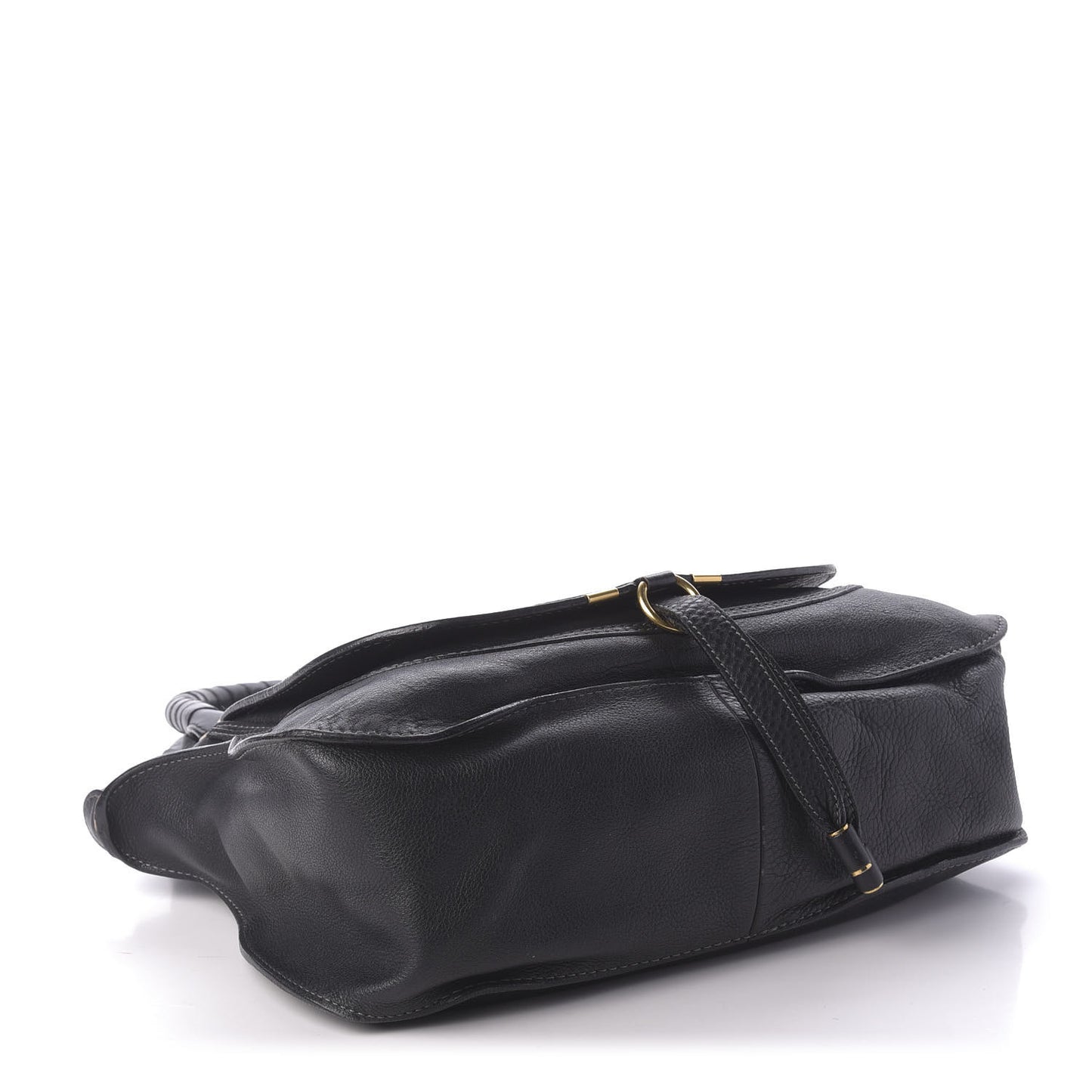 Calfskin Medium Marcie Satchel Black