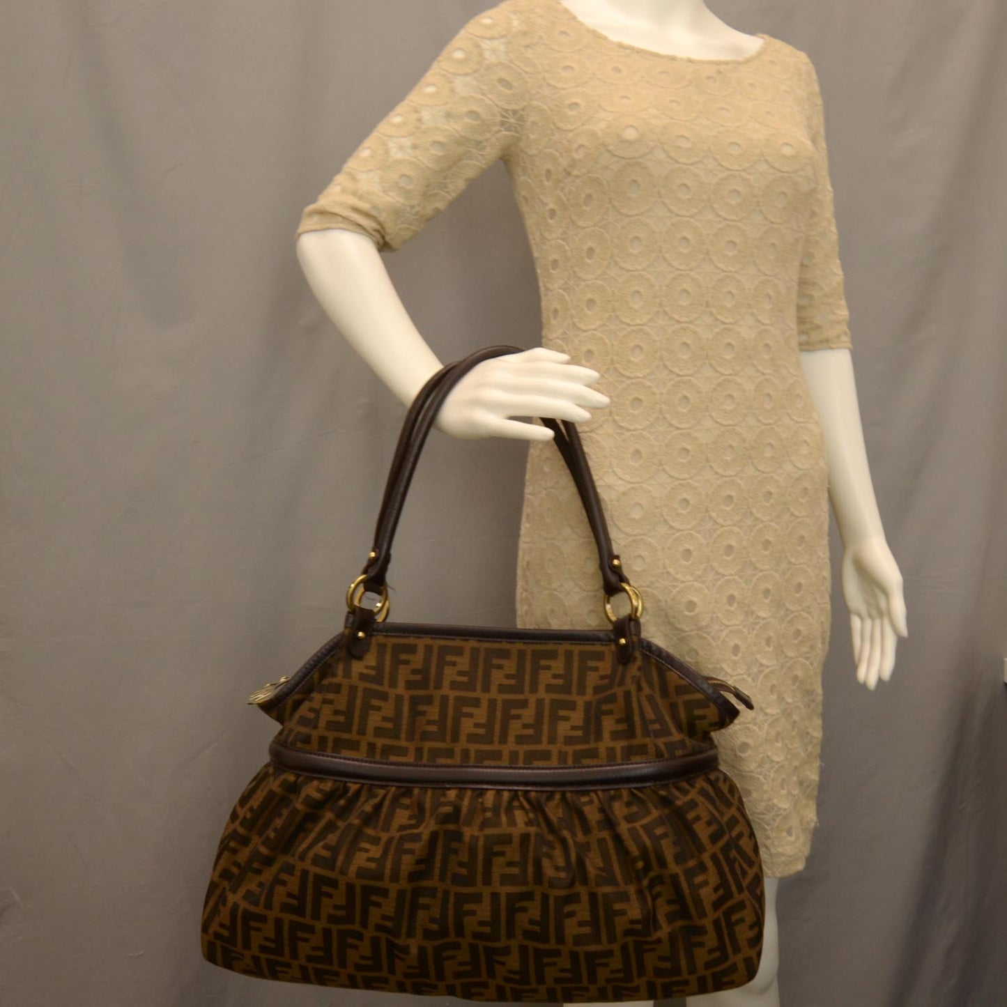 Zucca Large Chef Shopper Tote Tobacco