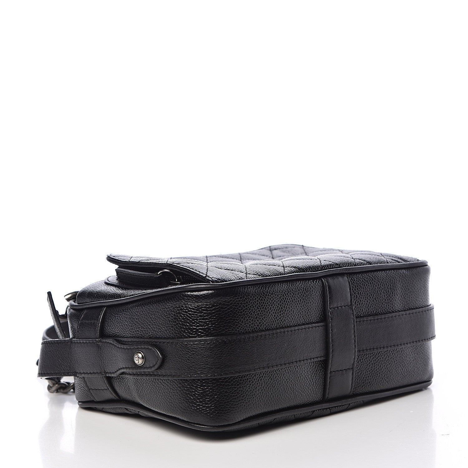 Chanel Caviar Quilted Medium Business Trip Camera Bag Black 4 of 13