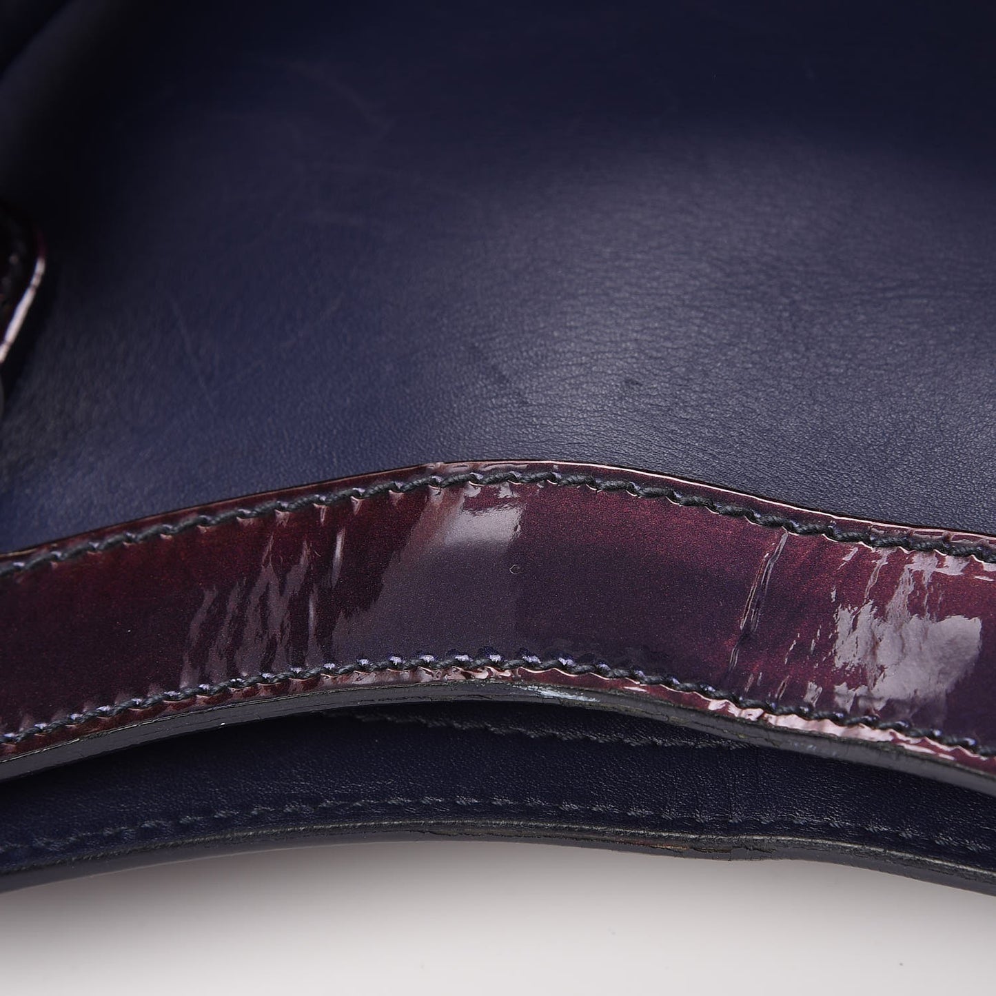 Smooth Calfskin Metallic Patent Giant 12 Silver Hardware City Ultraviolet