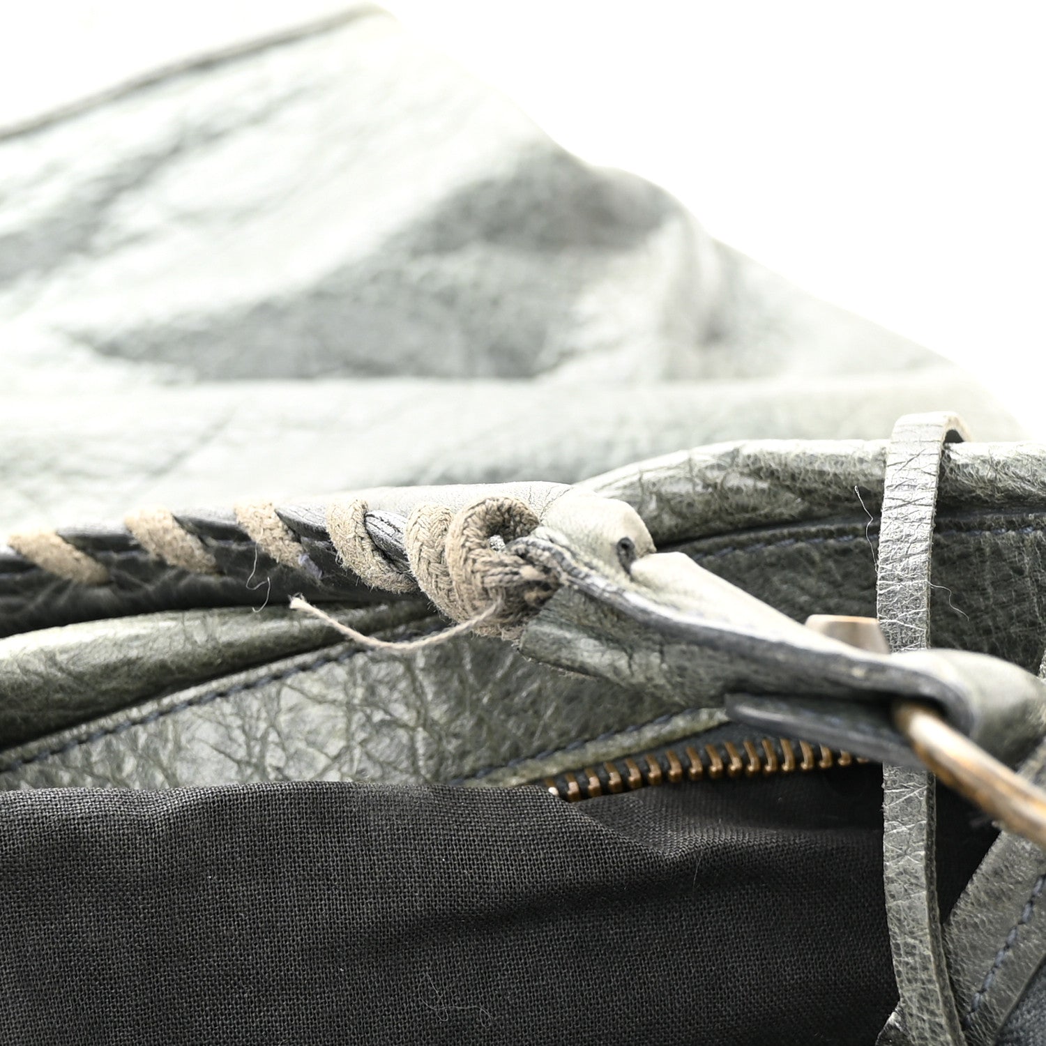 Balenciaga Agneau Classic Hardware Day Hobo Anthracite 10 of 11