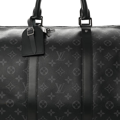 Louis Vuitton Monogram Eclipse Keepall Bandouliere 55 6 of 8