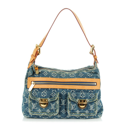 Louis Vuitton Monogram Denim Baggy PM Blue 1 of 7