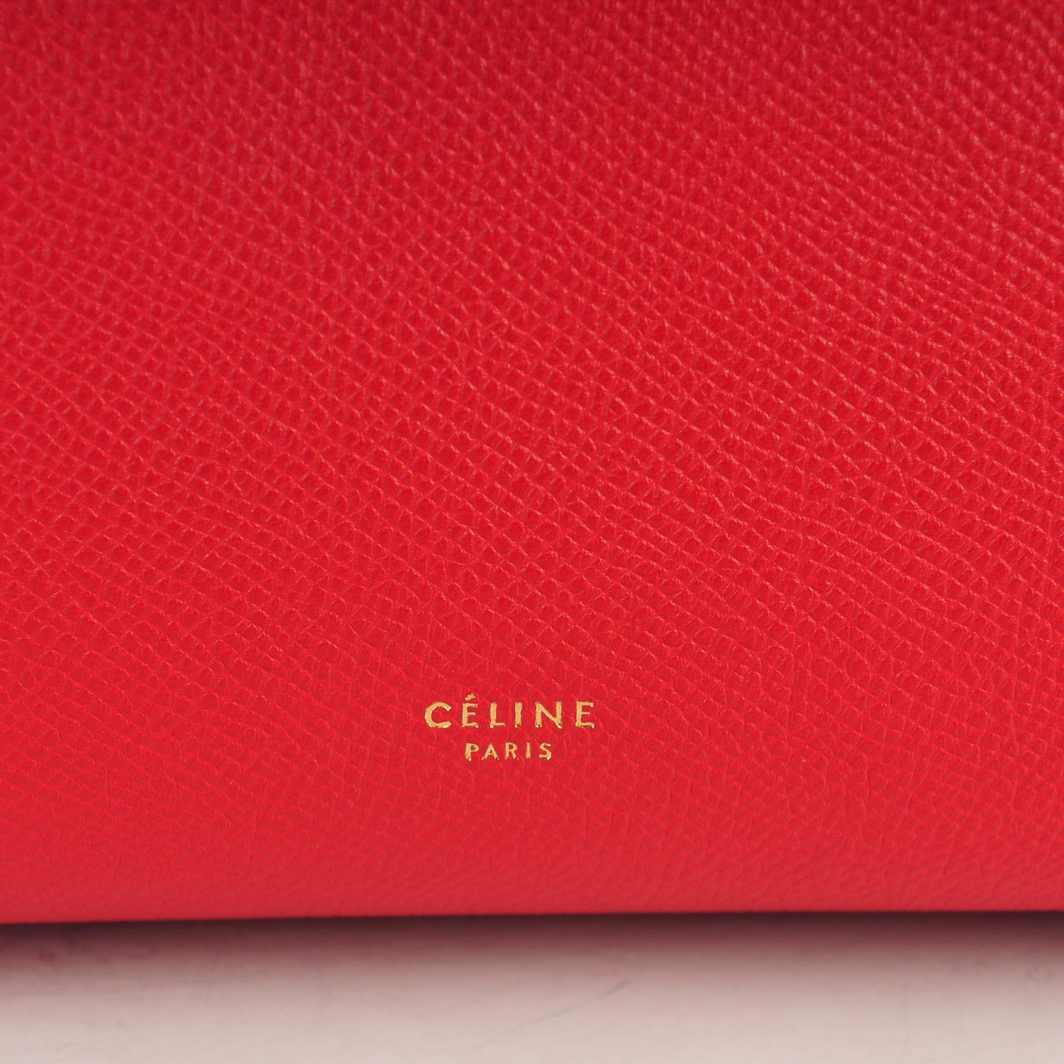Celine Grained Calfskin Mini Belt Bag Coquelicot 6 of 9