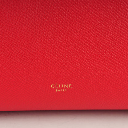 Celine Grained Calfskin Mini Belt Bag Coquelicot 6 of 9