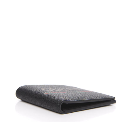 Gucci Cripto Calfskin Logo Bi-Fold Wallet Black Grege 3 of 6