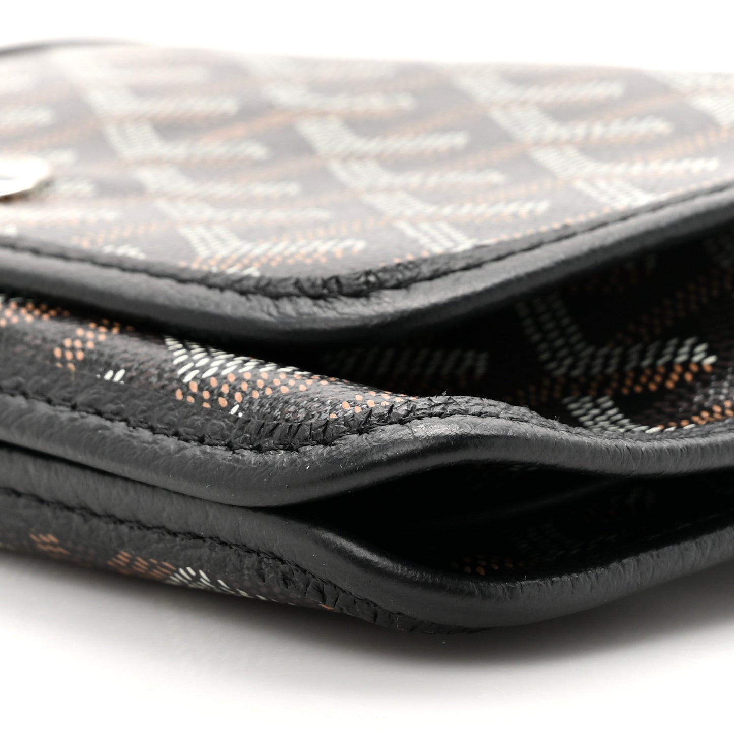 Goyardine Plumet Wallet Clutch Black