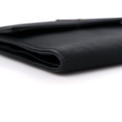 Prada Tessuto Nylon Saffiano Tri-Fold Compact Wallet Black 7 of 13